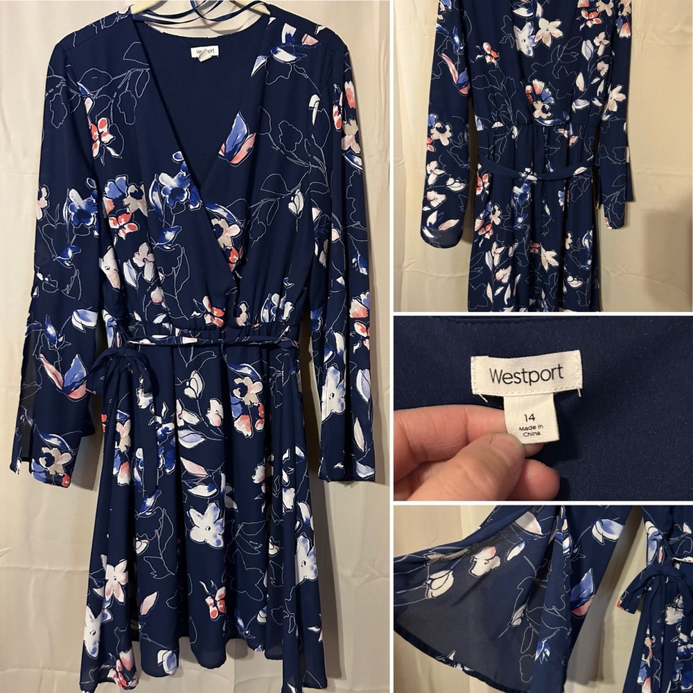 Westport Floral Dress with Tie